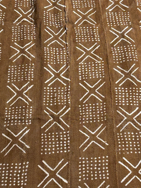 Jeté en tissu de boue tissé à la main (10.9).