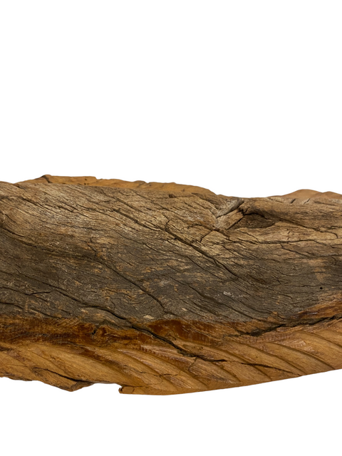 Poisson sculpté à la main en bois flotté - S (1102)