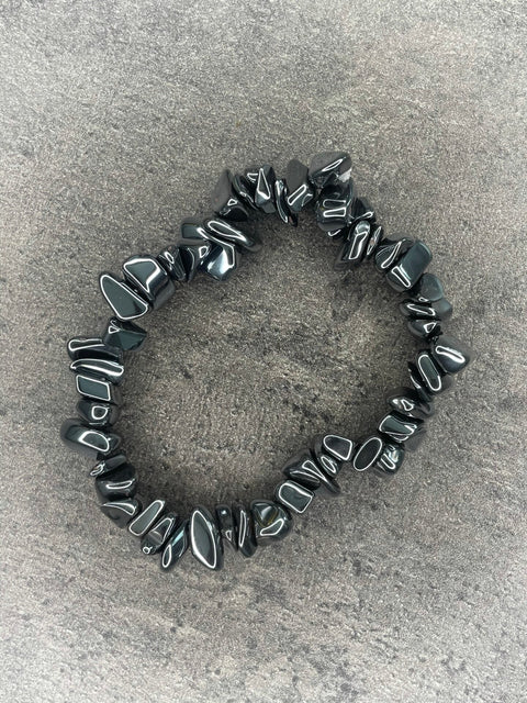 Hämatit - Splitterarmband