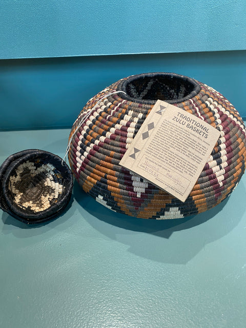 Zulu Ukhamba - panier traditionnel (22.1)