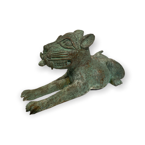 Benin-Leopardenskulptur – Groß