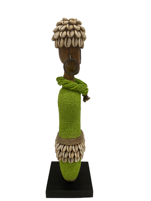 Namji Doll - Green beaded (1407)
