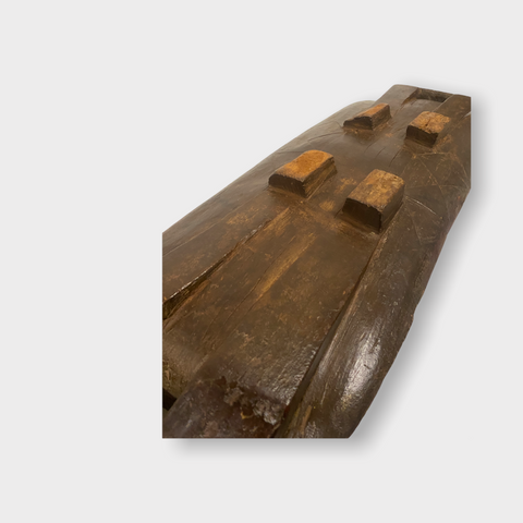Plateau de nourriture zoulou - Sculpté à la main (43-01)