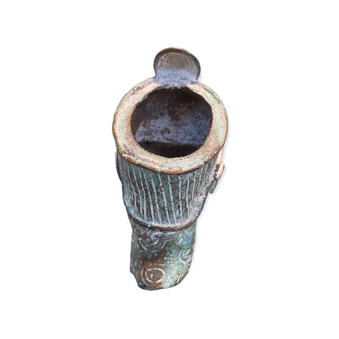 Benin Bronze Head - (55.1)