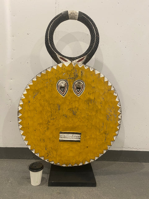 Masque Baoulé - Jaune (51.2) Grand