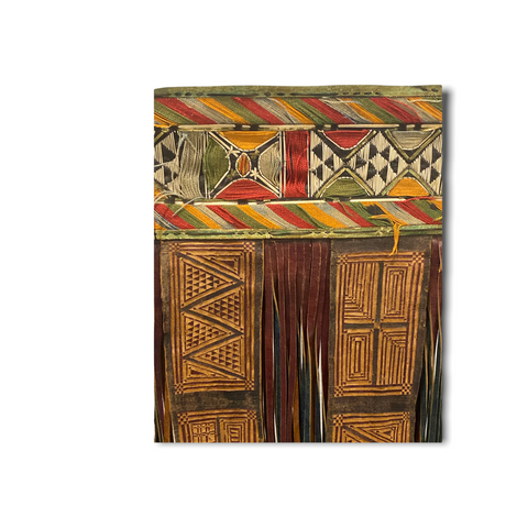 Tuareg - Antique leather panel tent decor (191.3)