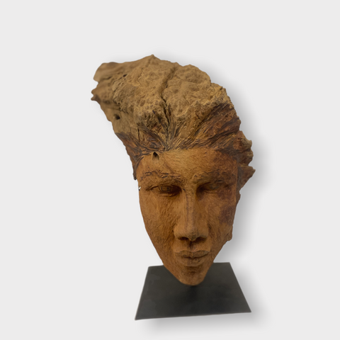 Hand Carved Head - Zimbabwe - large (152.1)