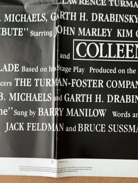 Tribute (1980) Original US One Sheet Cinema Poster