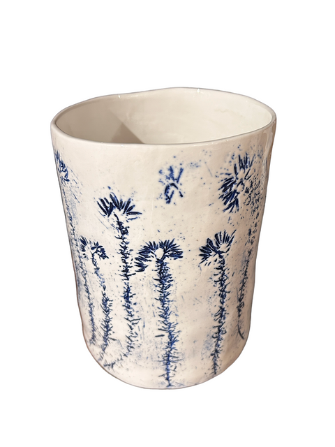 Kobaltblaue Fynbos-Vase