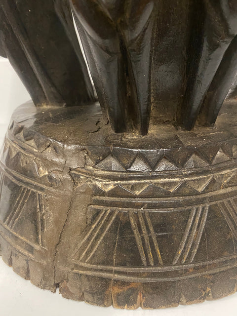 Tabouret Baoulé - Sculpté à la main - Côte d'Ivoire (85.2)