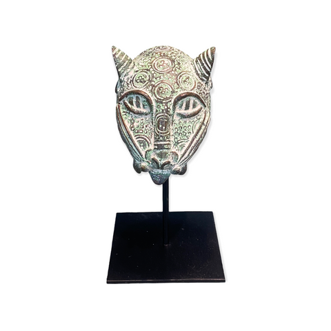 Benin-Leopardenbronze - Skulptur (7.05)