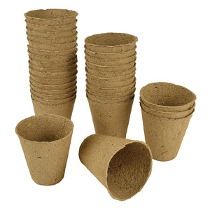 Gro-Sure Runde Fasertöpfe (6 cm)