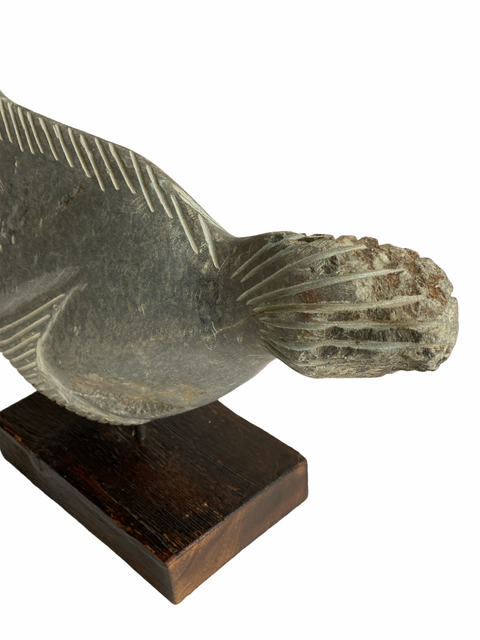 Sculpture de poisson en pierre - Zimbabwe (05)