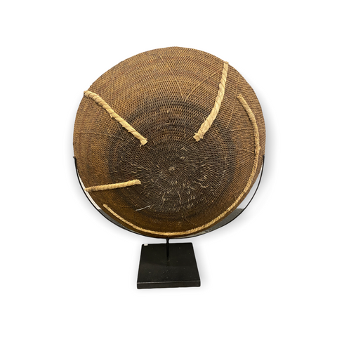 Vintage Makenge Basket (03) - Zambia (on stand)