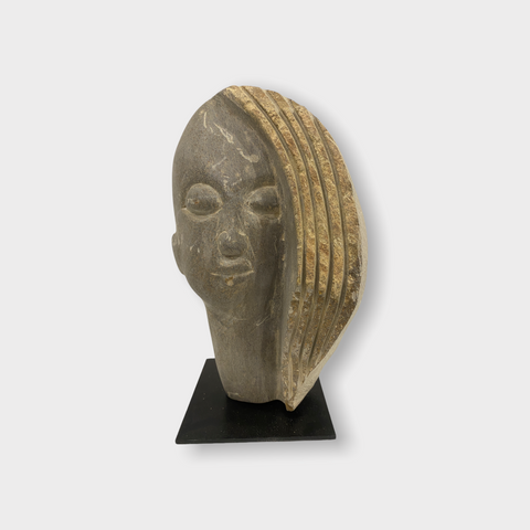 Steinkopfskulptur von Rizimu Chiwawa Simbabwe (3003)