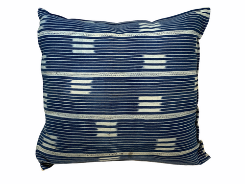 Indigo/Baule Cloth Cushions 50x50cm