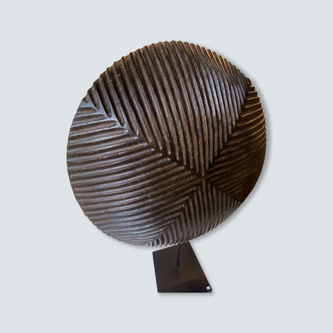 Kamerunischer Holzschild - L (08)