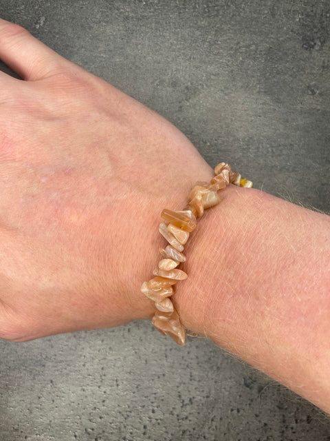 Mondstein - Splitterarmband