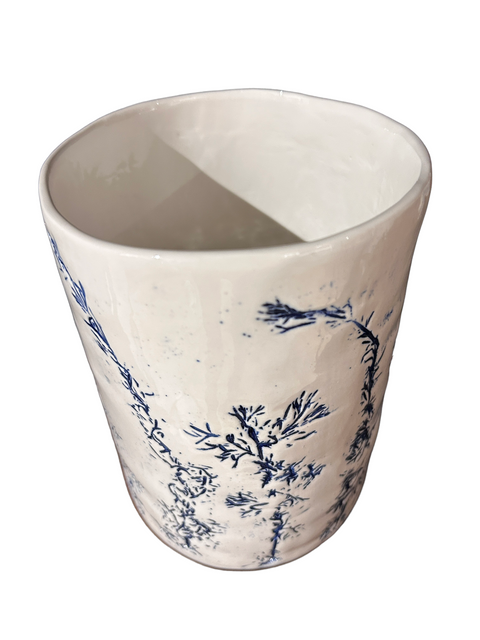 Kobaltblaue Fynbos-Vase