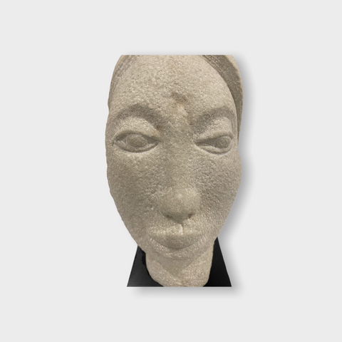 Steinkopfskulptur von Rizimu Chiwawa Simbabwe (3108)