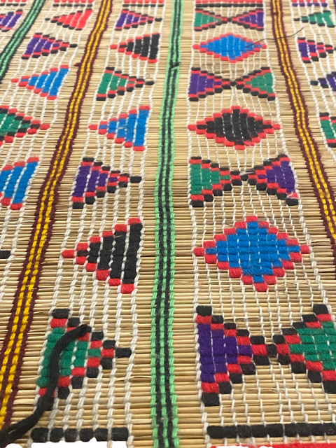 Tuareg reed and textile mat - (40.2)