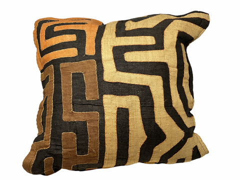 Afrikanisches Kuba-Stoffkissen 50x50cm