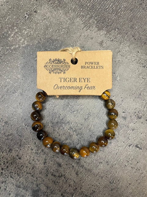 Tigerauge - Angst überwinden - Kraftperlenarmband