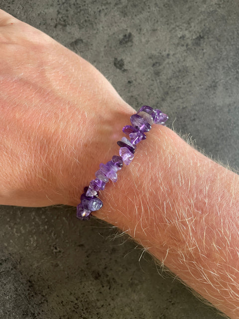 Amethyst - Splitterarmband