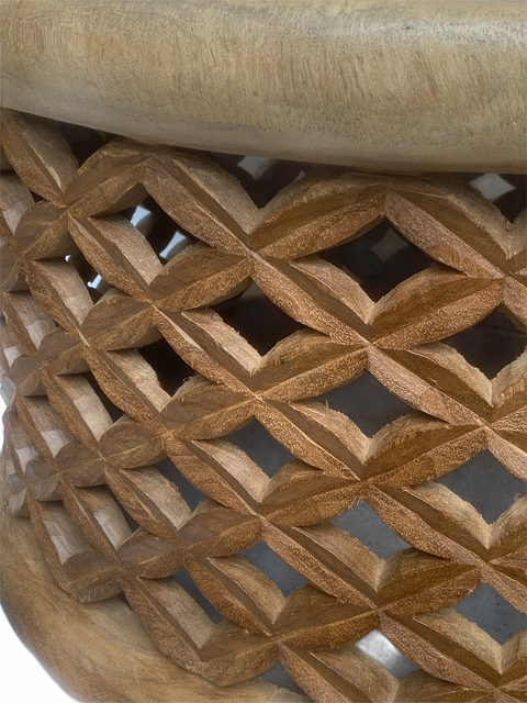 Table Bamileke - 78cm - Naturel - Grande