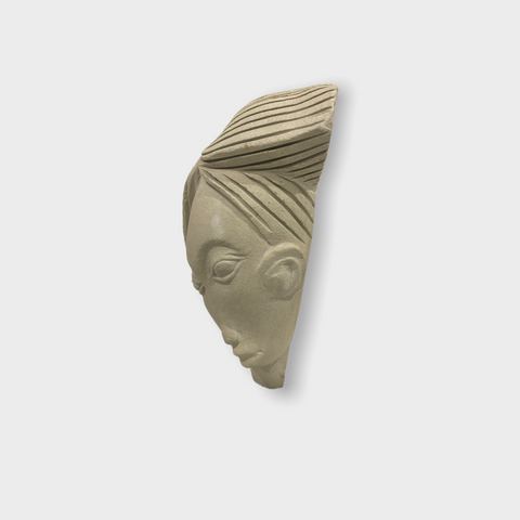 Stone head sculpture by Rizimu Chiwawa Zimbabwe (3109)