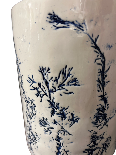 Kobaltblaue Fynbos-Vase