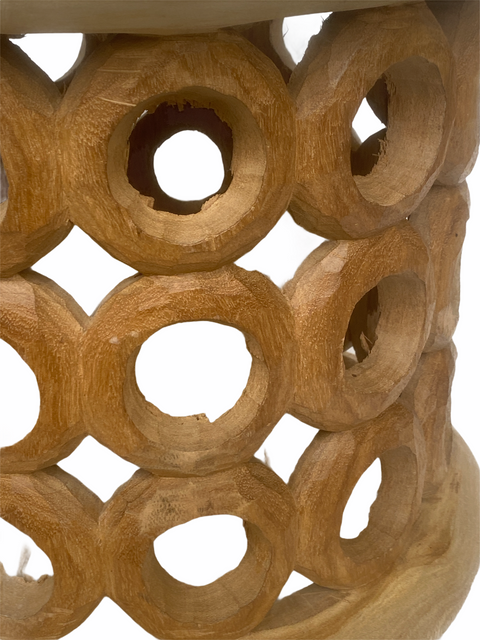 Bamileke Tisch - 42 cm - Natur