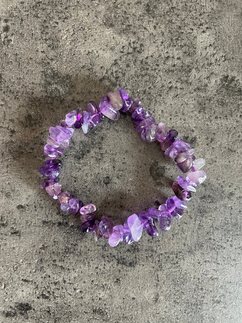 Amethyst - Splitterarmband