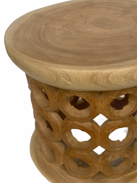 Bamileke Tisch - 42 cm - Natur