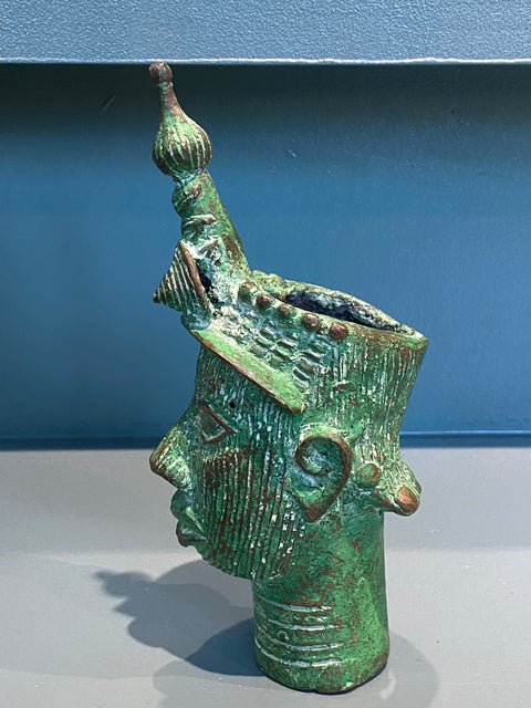 Benin-Bronzekopf - (55,05)