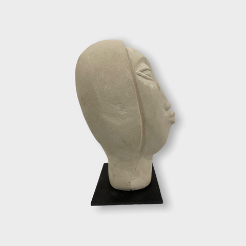 Steinkopfskulptur von Rizimu Chiwawa Simbabwe (3104)
