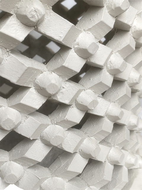 Bamileke Table - 55cm - White