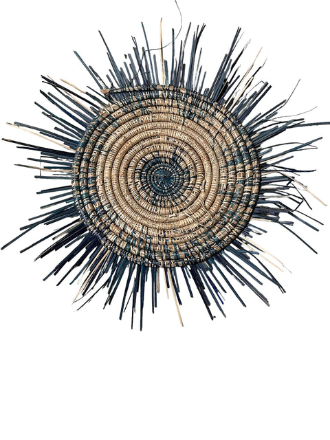 Malawi Sun Wandkorb - blau 55 cm