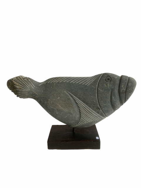 Stone Fish Sculpture - Zimbabwe (05)