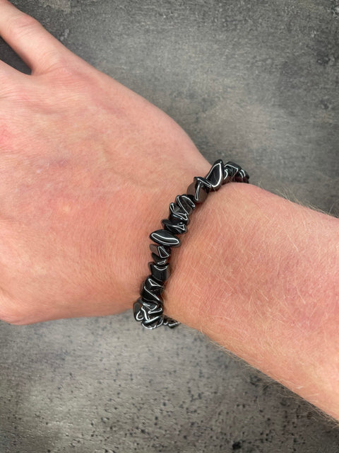 Hämatit - Splitterarmband