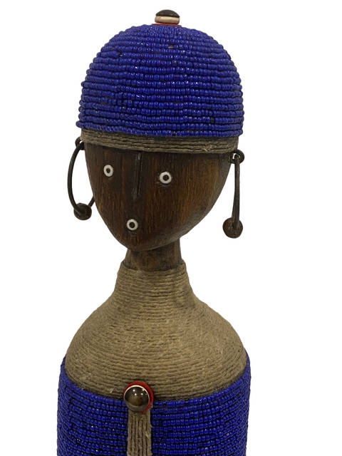 Namji-Puppe - Blaue Perlen (1520)
