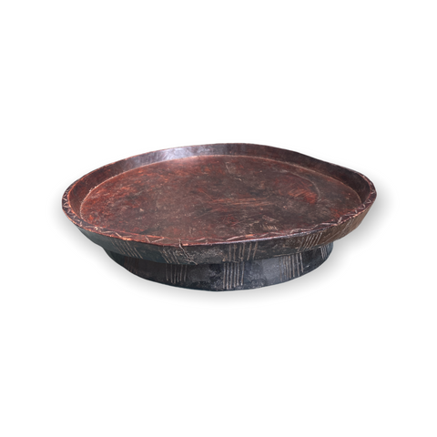 Vintage äthiopisches Gurage Enjera Kaffeetablett 03