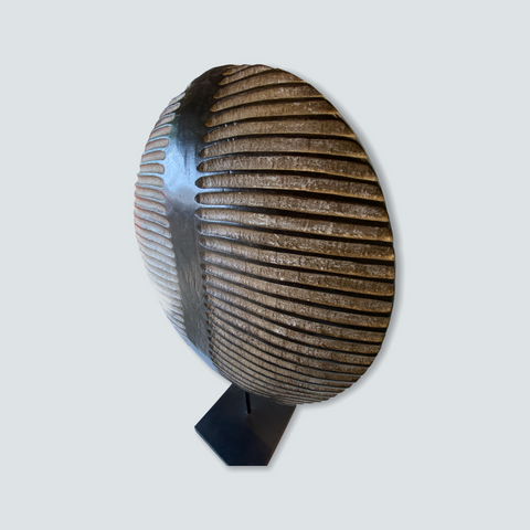 Kamerunischer Holzschild - L (07)