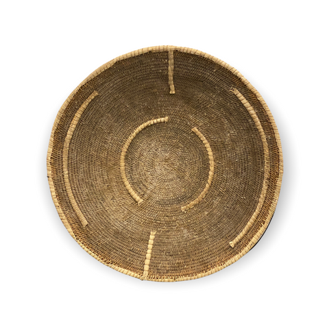 Vintage Makenge Basket (13) - Zambia (on stand)