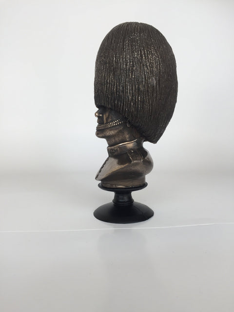 Irish Guards Bust, Cold Cast Bronze Military Statue