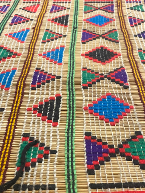 Tuareg reed and textile mat - (40.2)