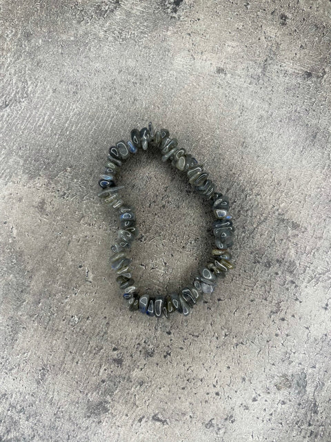 Labradorit - Splitterarmband