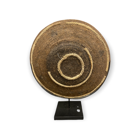 Vintage Makenge Basket (04) - Zambia (on stand)