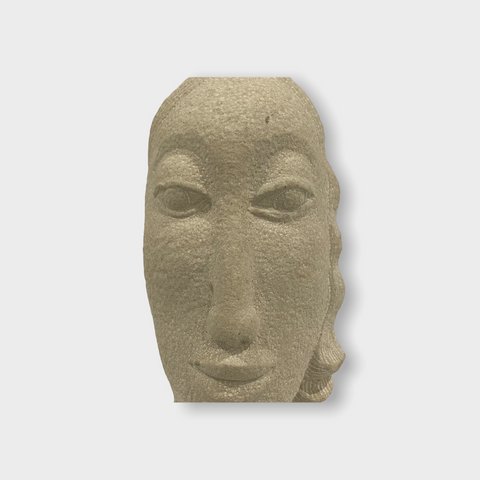 Steinkopfskulptur von Rizimu Chiwawa Simbabwe (3103)
