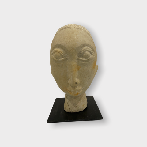 Stone head sculpture by Rizimu Chiwawa Zimbabwe (3001)